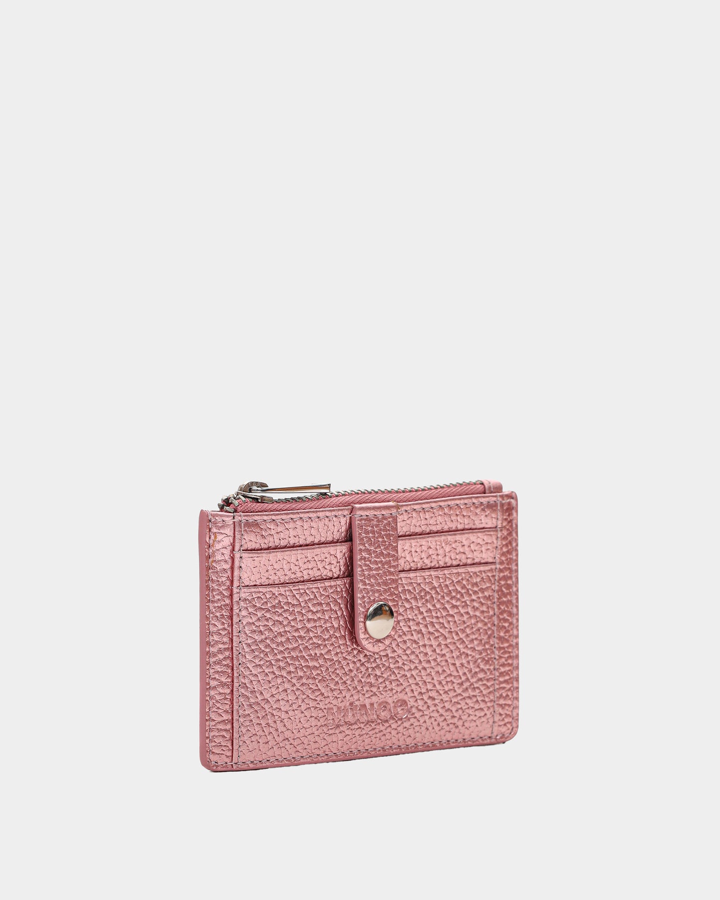 Núnoo Pixie Buckle Metallic Light Pink Wallet Light pink