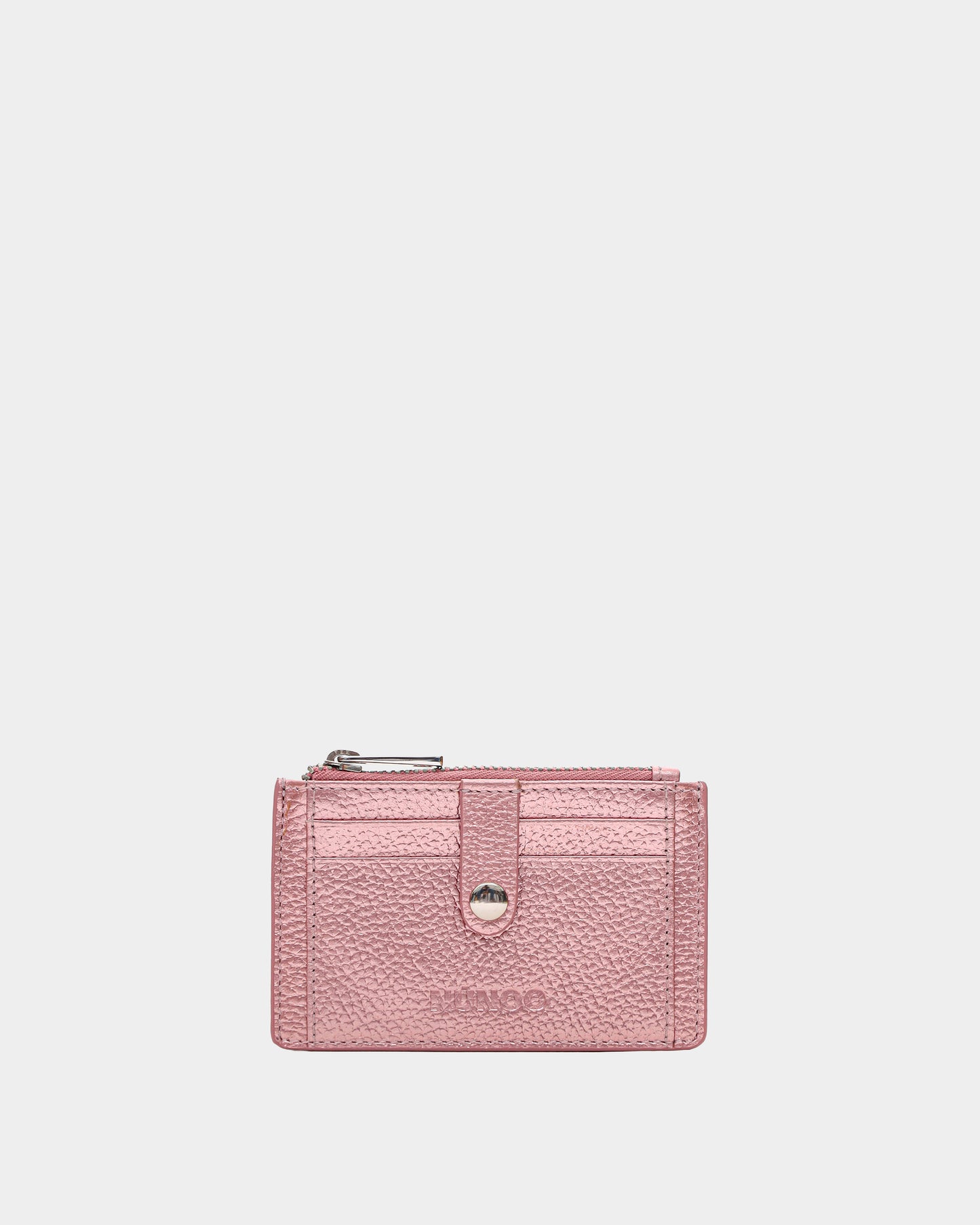 Núnoo Pixie Buckle Metallic Light Pink Wallet Light pink