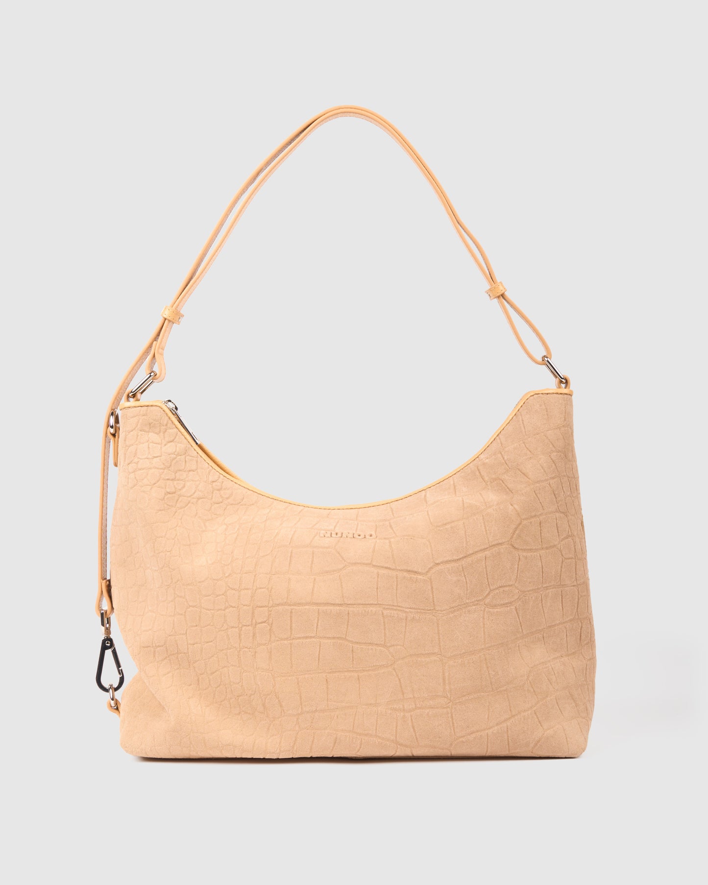 Núnoo Rio Scale Suede Cream Large Cream