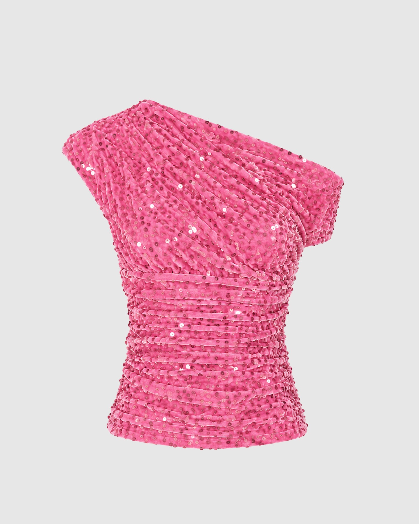 Núnoo Rosalie Sequin Top - Berg Larsen x Núnoo Berg Larsen Hot Pink