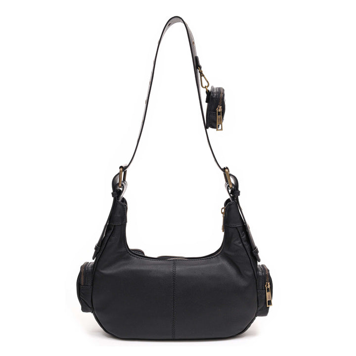 Núnoo Sally Small Pocket Sheep Black w. gold Medium Black