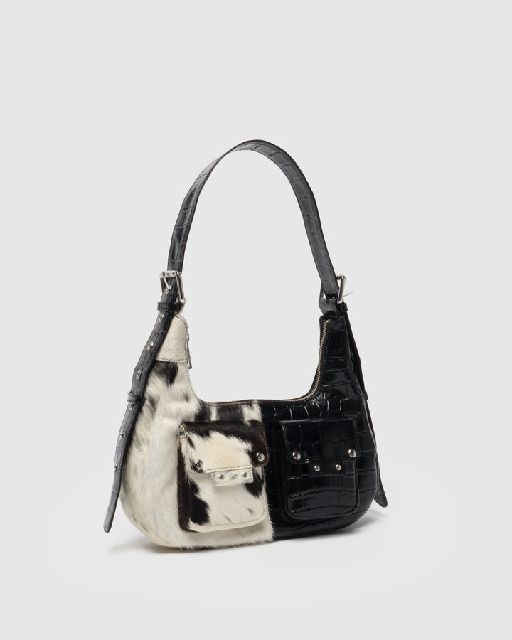 Núnoo Sally Small Texas Dots Medium Black/white