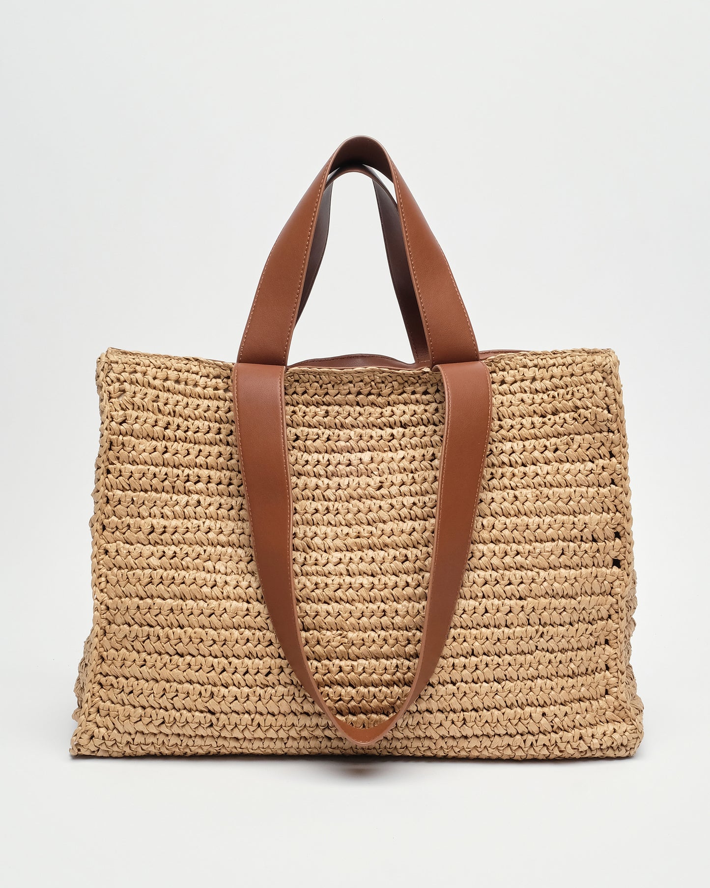 Núnoo Shopper Raffia Light Brown Maxi Light brown