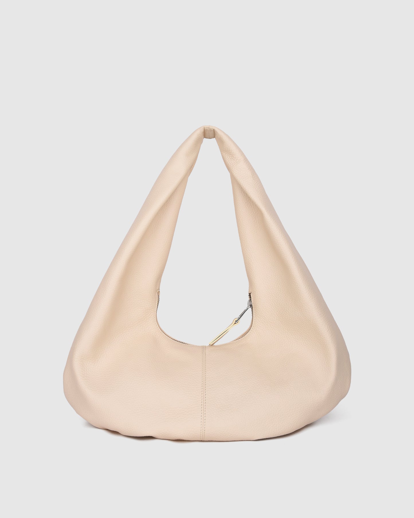Núnoo Small Alma Draped Soft Macadamia Medium Macadamia