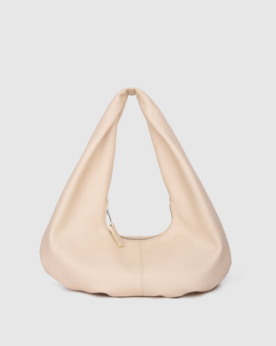 Small Alma Draped Soft Macadamia