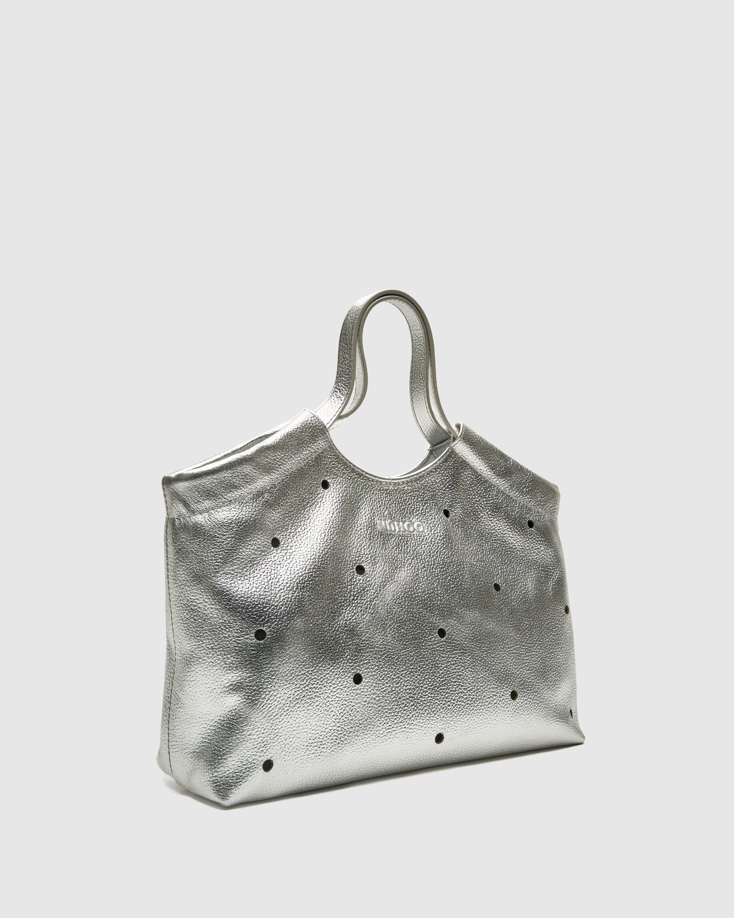 Núnoo Small Bellis Metallic Silver Large Silver