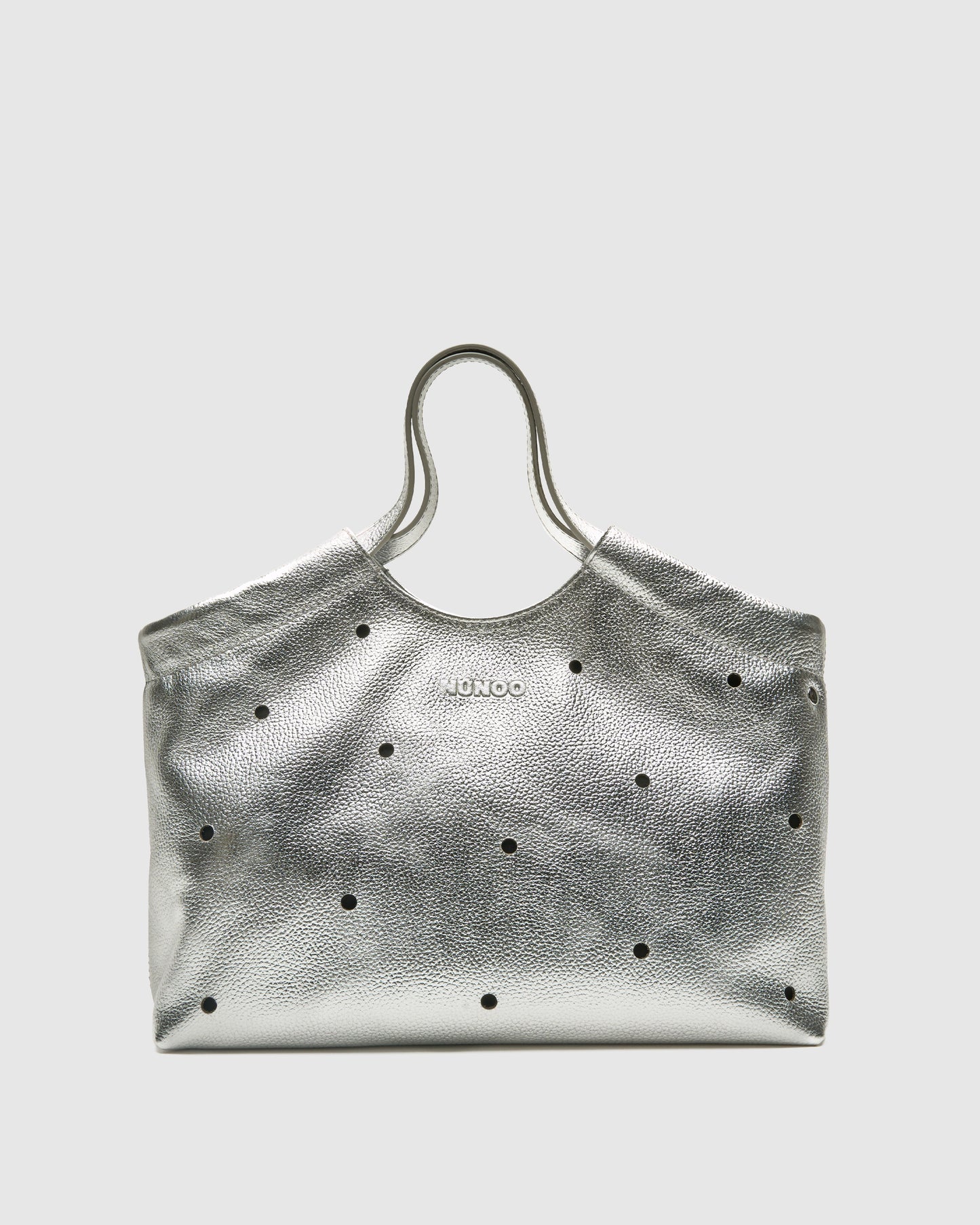 Núnoo Small Bellis Metallic Silver Large Silver