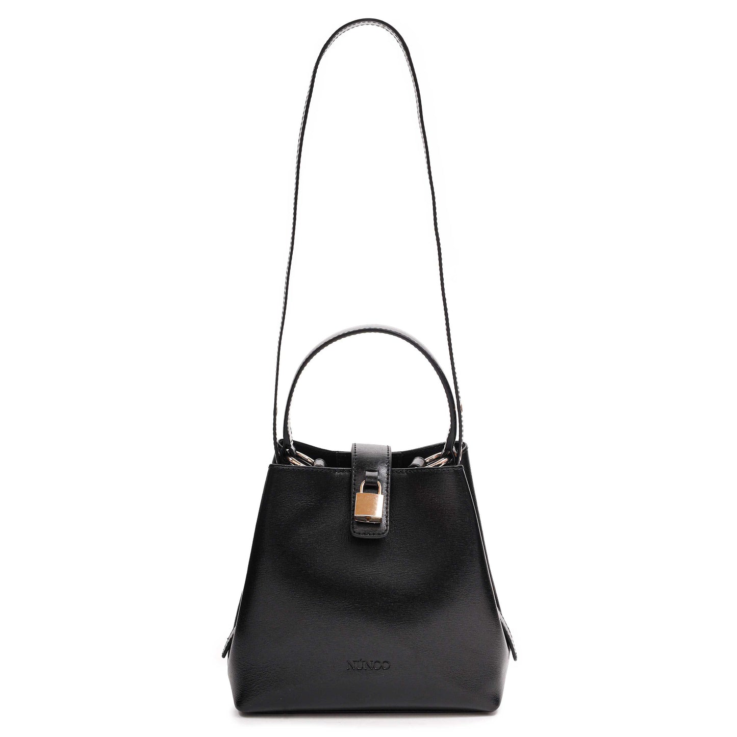 Núnoo Small Chiara Florence Black w. Gold Shoulder bags Black