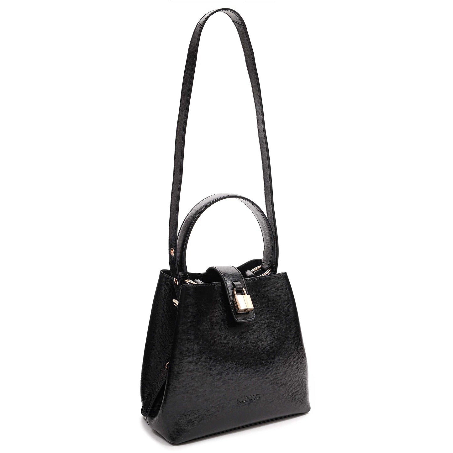 Núnoo Small Chiara Florence Black w. Gold Medium Black