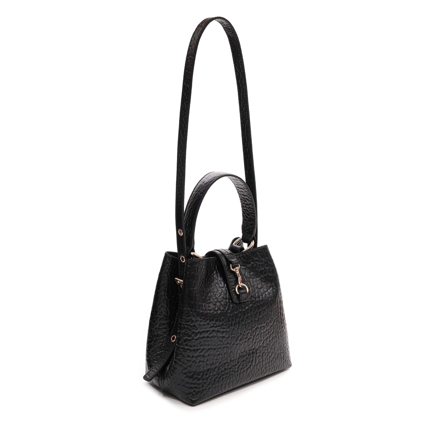 Núnoo Small Chiara New Zealand Black w. Gold Medium Black