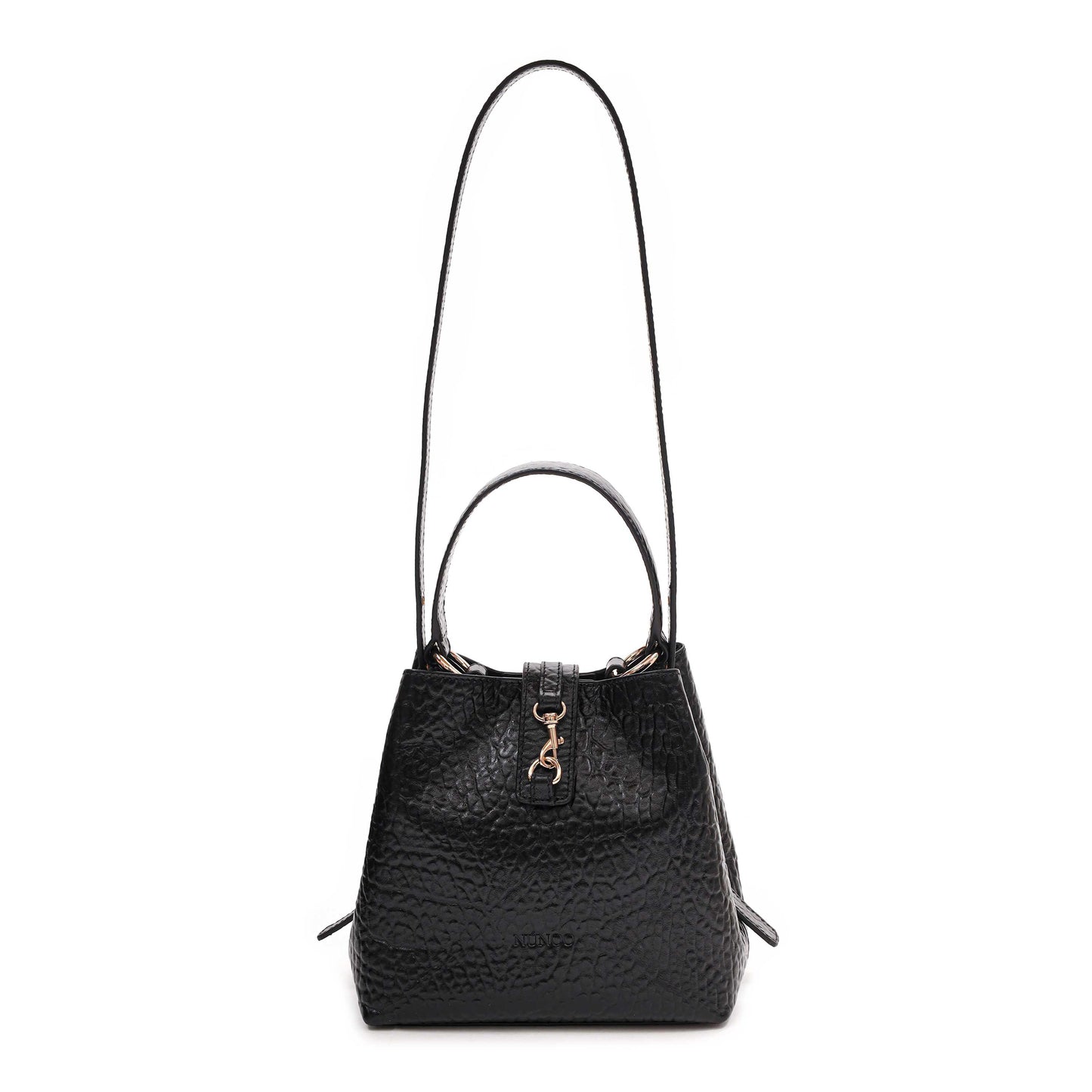 Núnoo Small Chiara New Zealand Black w. Gold Medium Black