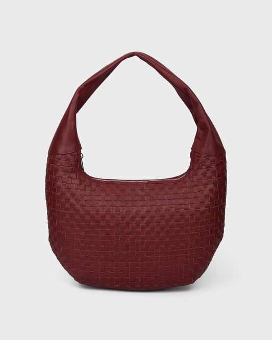Núnoo Small Gabi Braided Mountain Maroon Large Maroon