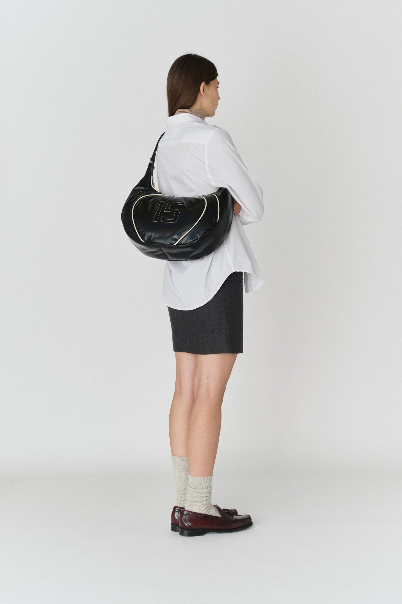 Núnoo Stella 15 Recycled Polyester Black Large Black