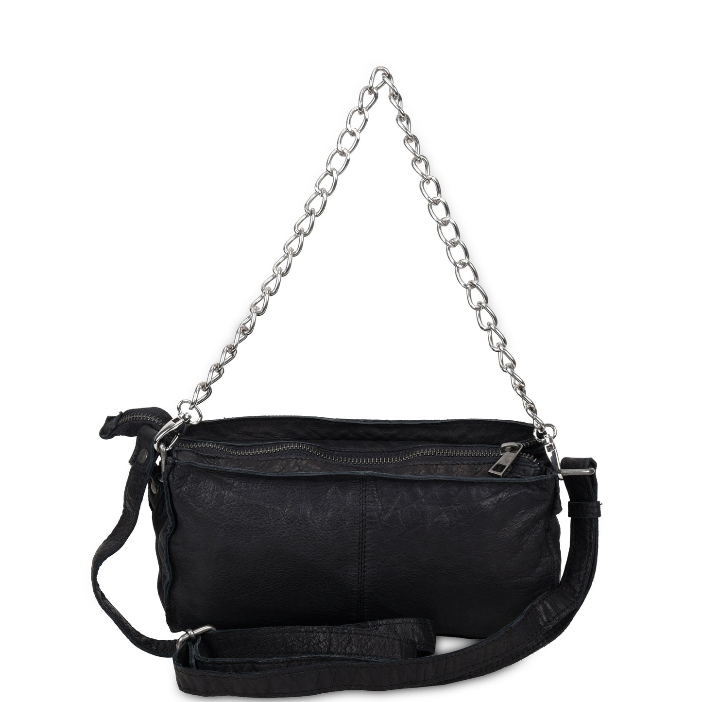 Núnoo Stine chain washed black Crossbody Black