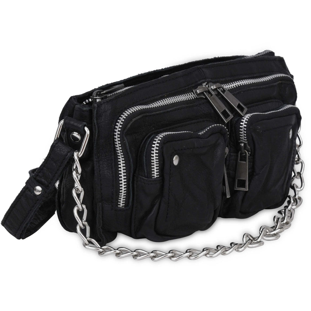 Núnoo Stine chain washed black Crossbody