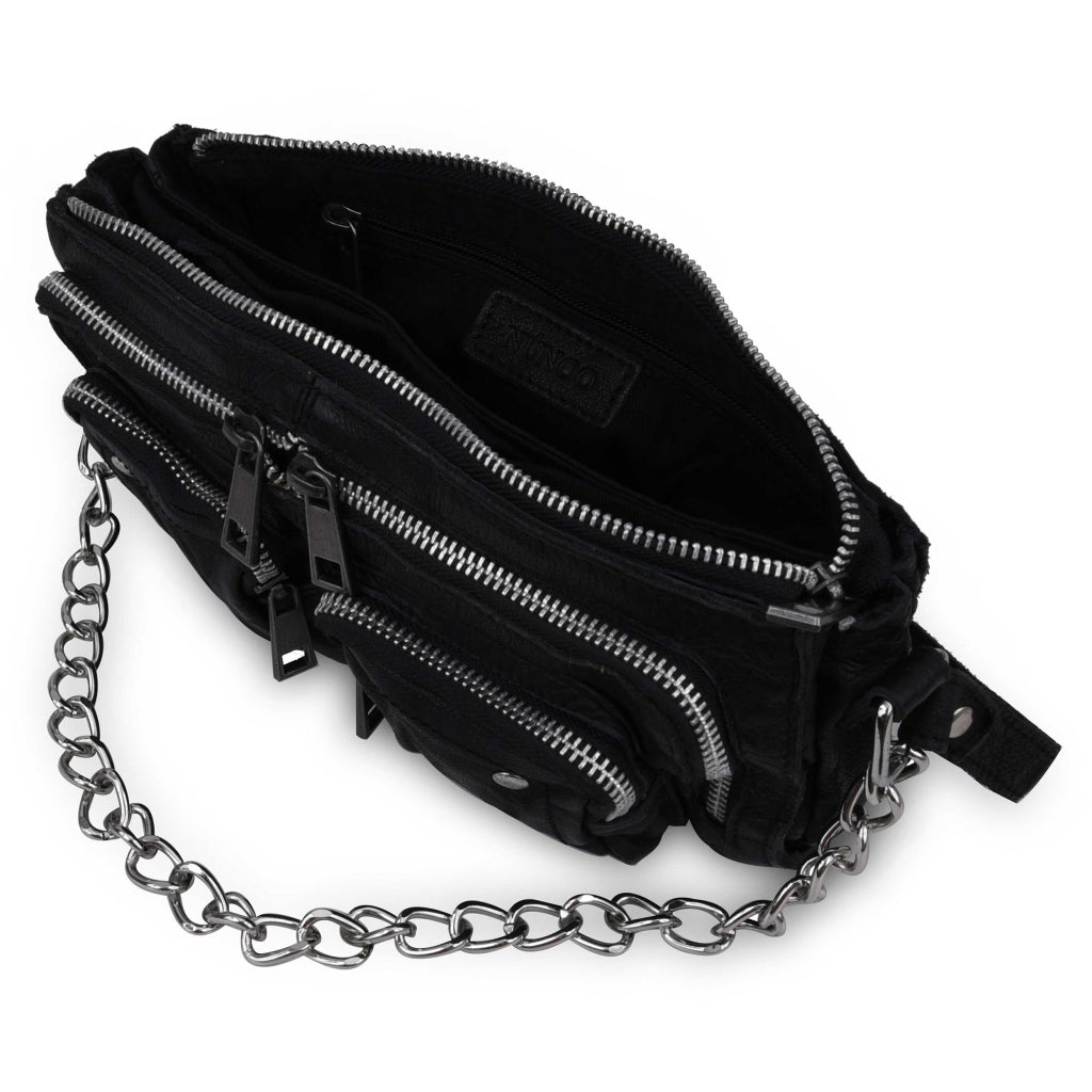 Núnoo Stine chain washed black Crossbody