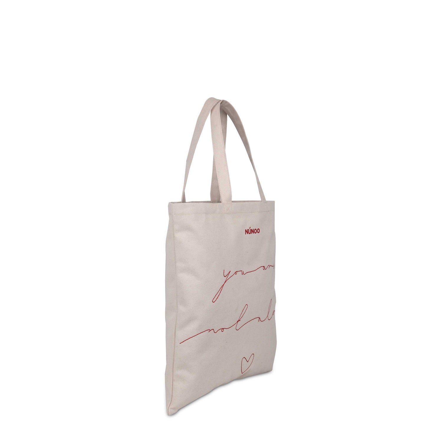 Núnoo You're Not Alone Shopper Canvas White Maxi