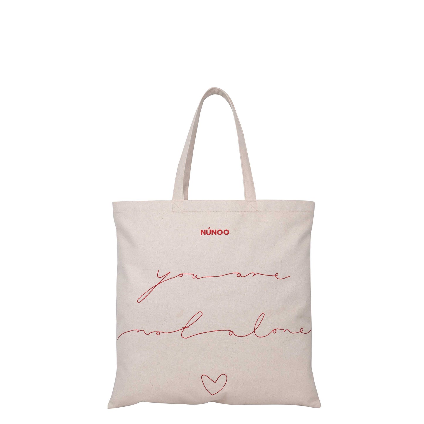 Núnoo You're Not Alone Shopper Canvas White Maxi