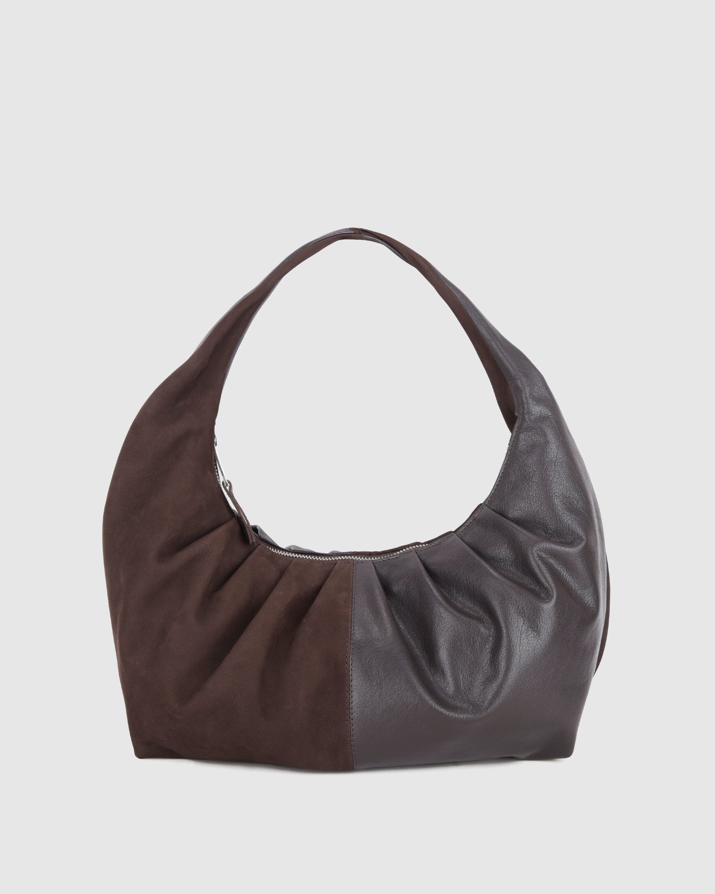 Núnoo Agnes Nubuck Chocolate Medium Chocolate