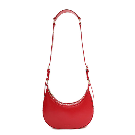 Núnoo Annabel Rivet Florence Bright Red w. Gold Small bag Bright Red