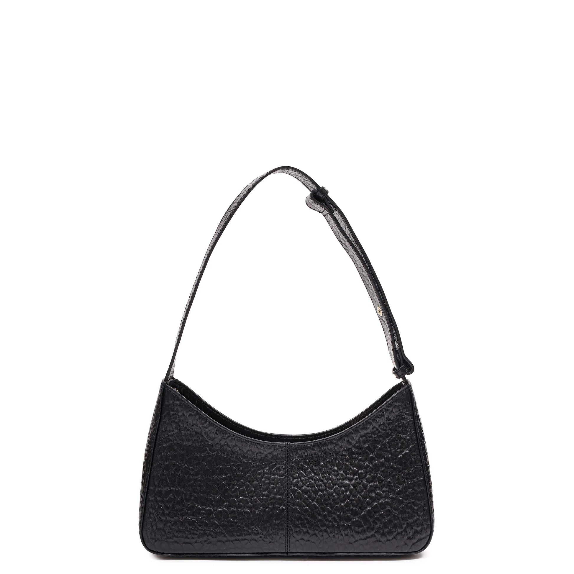 Núnoo Apollo 2 Eyelet New Zealand Black w. Gold Shoulder bags Black