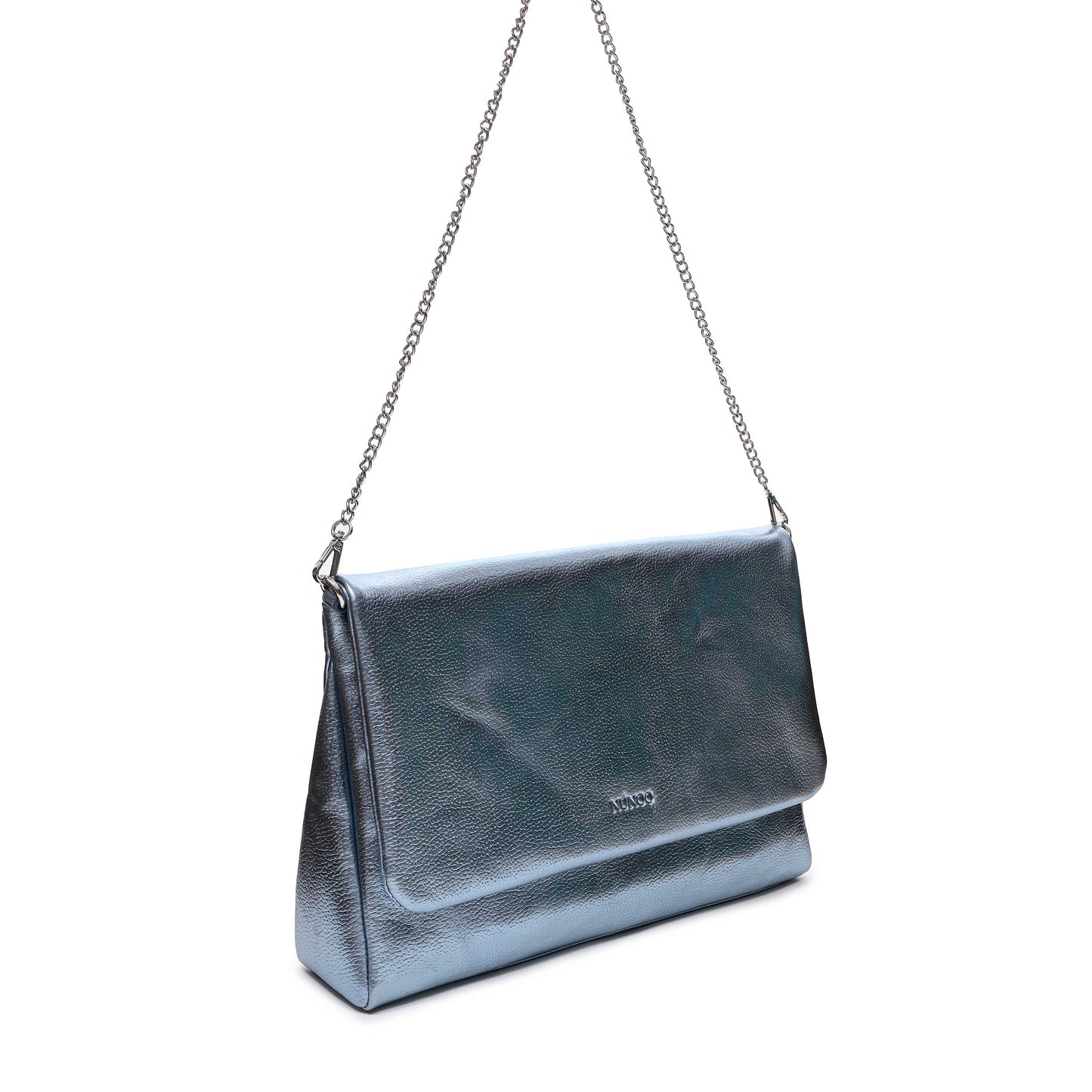 Núnoo Ariana Metallic Light Blue Shoulder bags Light blue