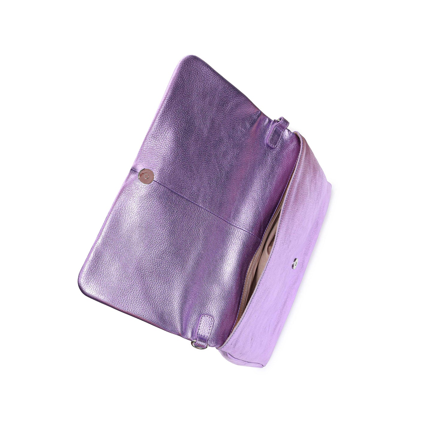 Núnoo Ariana Metallic Purple Shoulder bags Purple