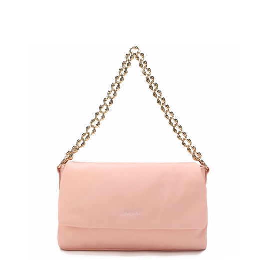 Núnoo Ariana Recycled Nylon Light pink w. Gold Shoulder bags Light pink