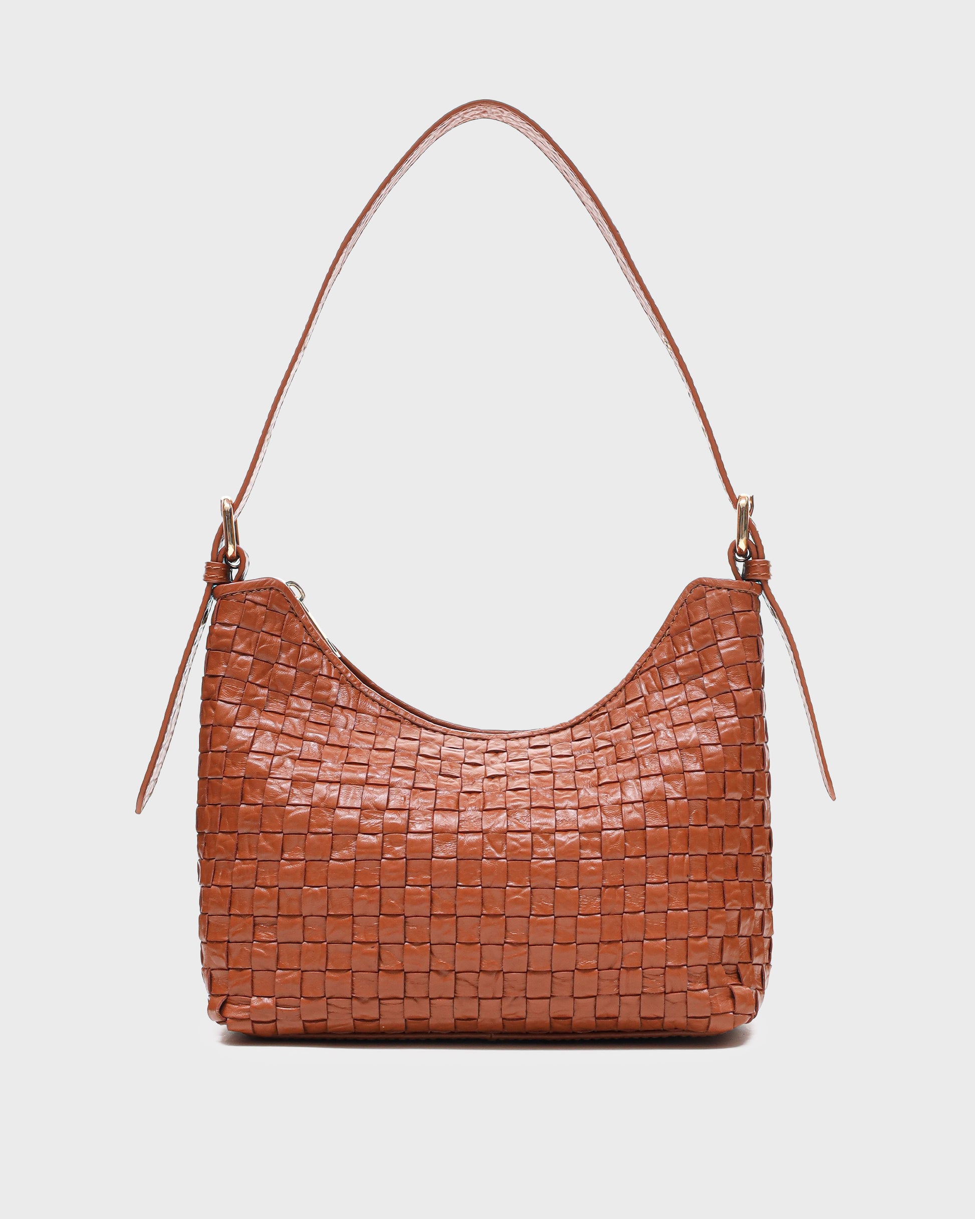 Núnoo Ava Braided New Zealand Brown w. Gold Medium Brown