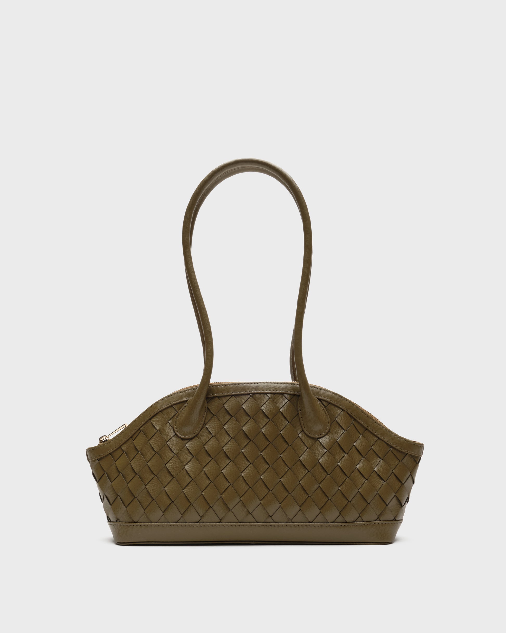 Núnoo Ayo Braided Florence Dusty Olive w. Gold Medium Dusty Olive