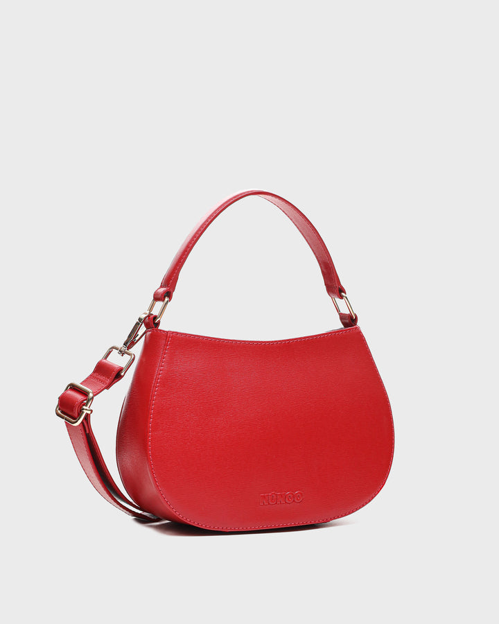 Núnoo Betty Florence Fiery Red w. Gold Small bag Fiery Red