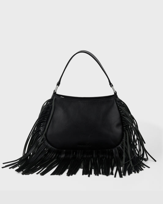 Núnoo Betty Fringe River Black Small bag Black