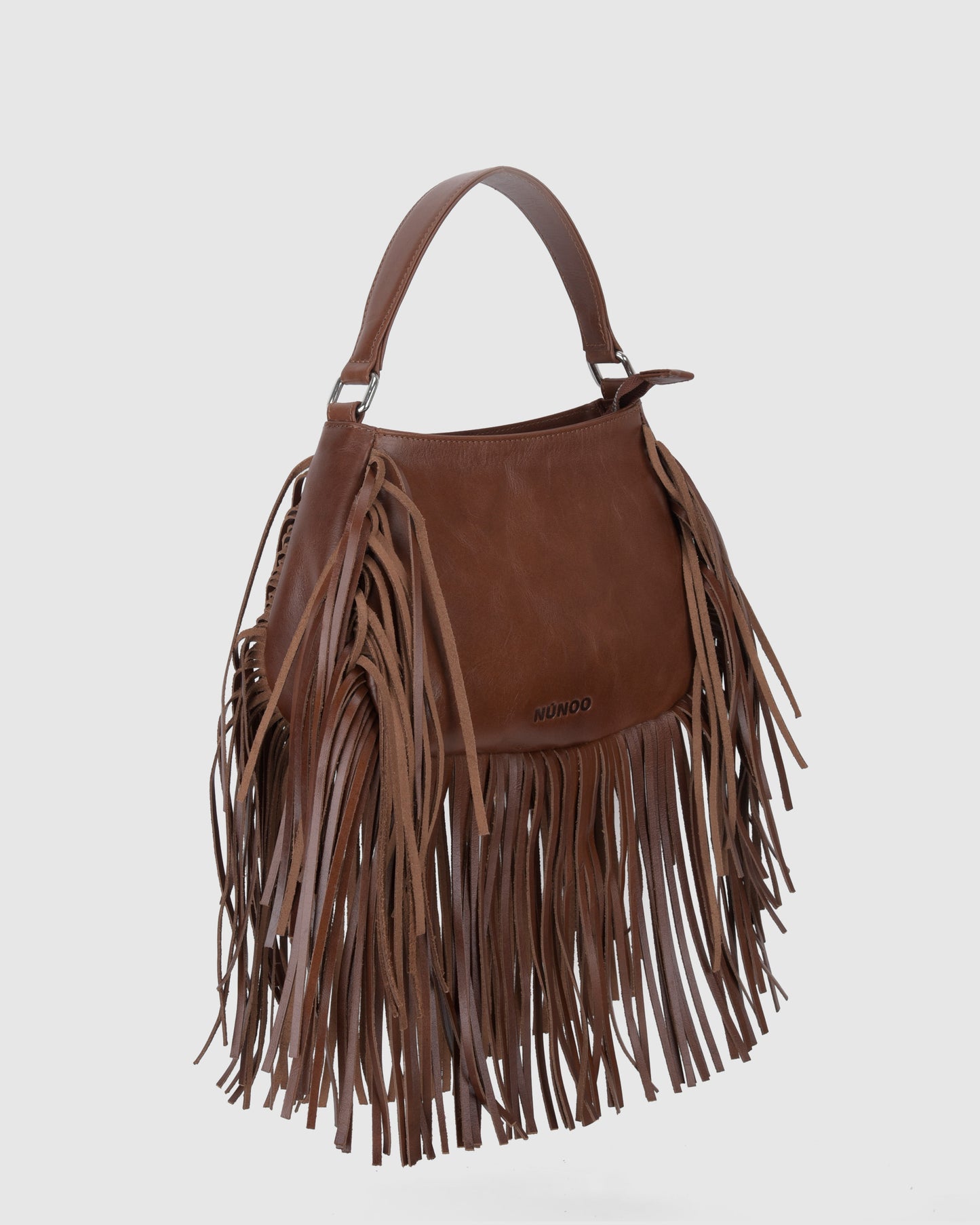 Núnoo Betty Fringe River Brown Small bag Brown