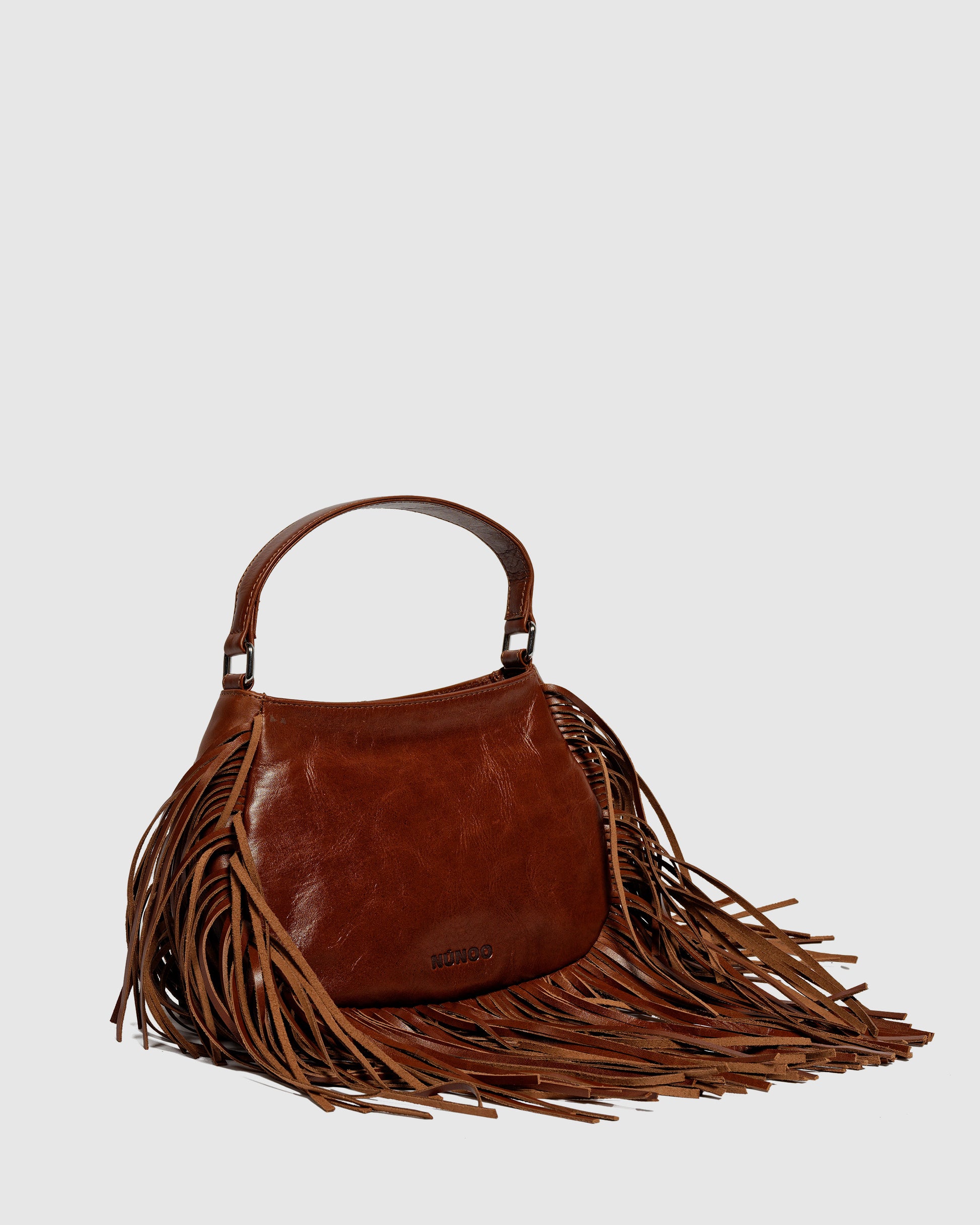 Núnoo Betty Fringe River Brown Small bag Brown