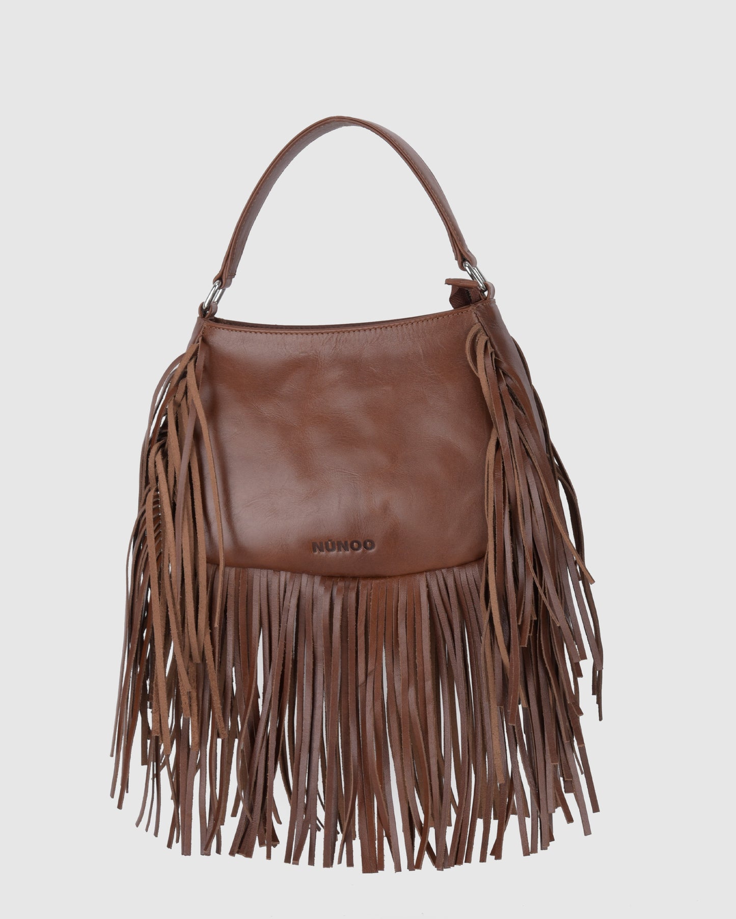 Núnoo Betty Fringe River Brown Small bag Brown