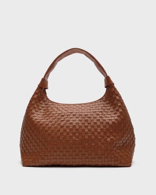 Núnoo Big Dandy Braided New Zealand Brown w. Gold Large Brown