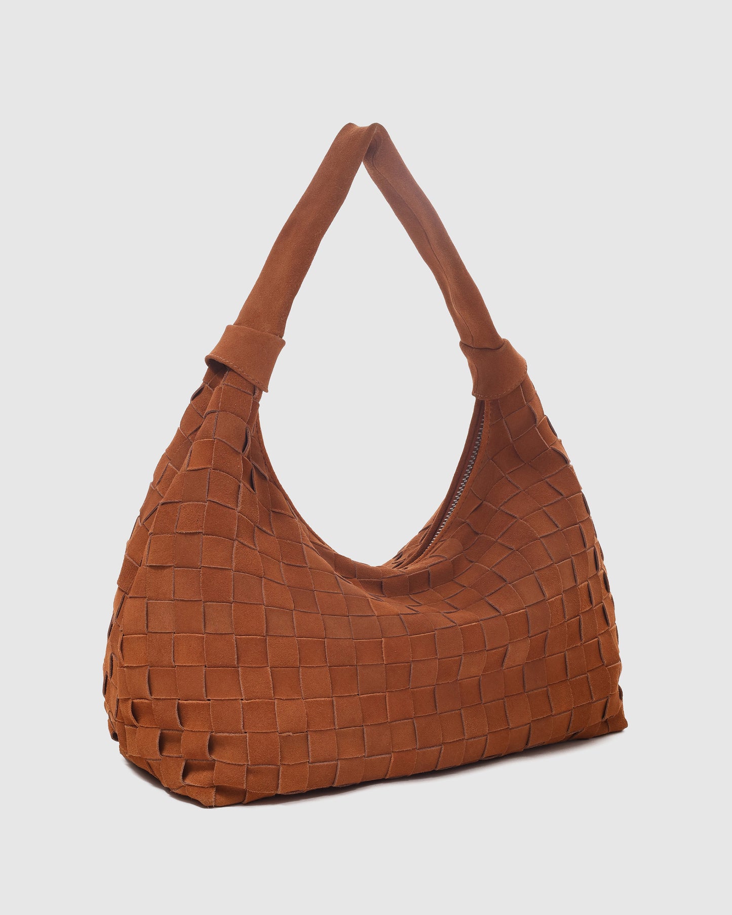 Núnoo Big Dandy Braided Suede Pecan Brown Large Pecan Brown