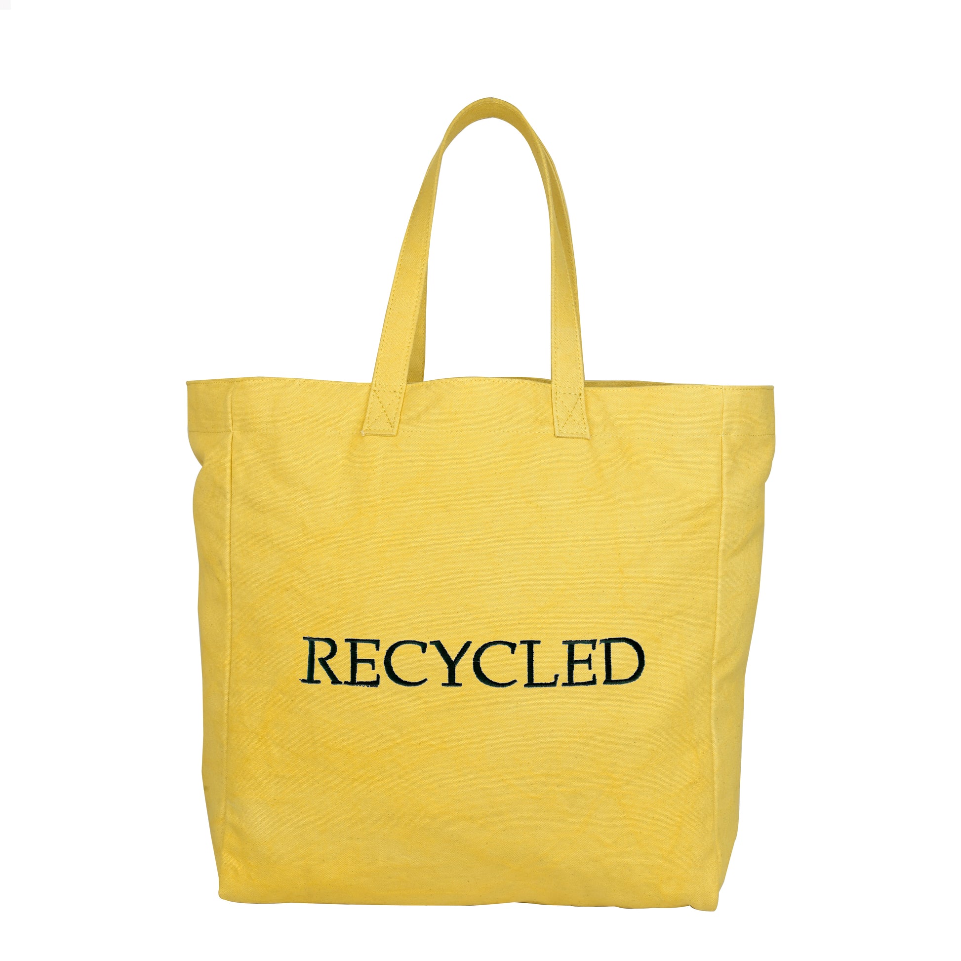 Núnoo Big tote recycled canvas yellow Maxi Yellow