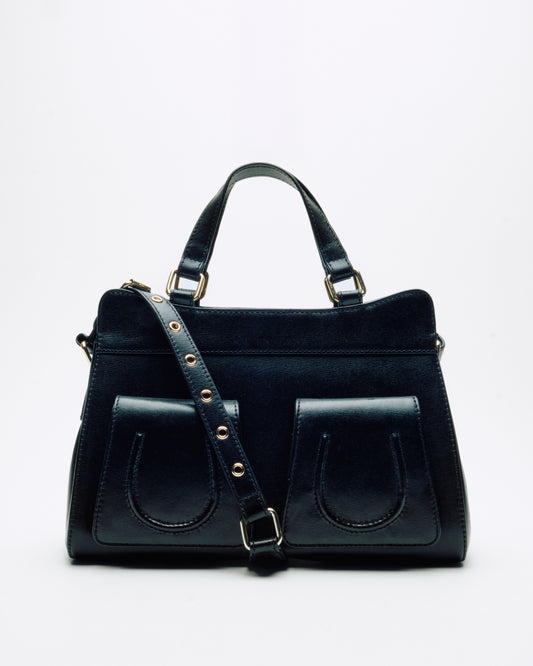 Núnoo Cher Florence Black w. Gold Large Black