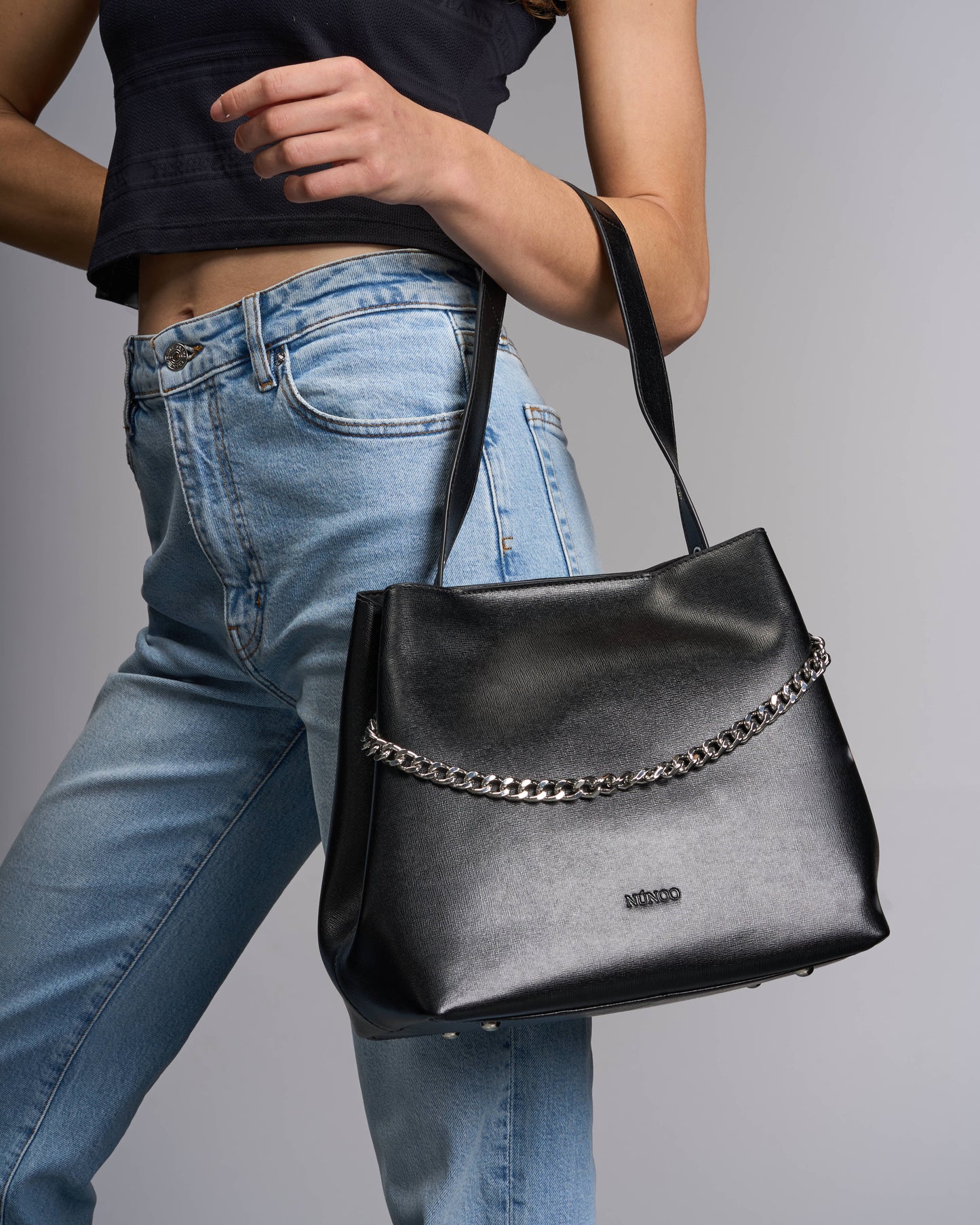 Núnoo Chiara Florence Black Large Black
