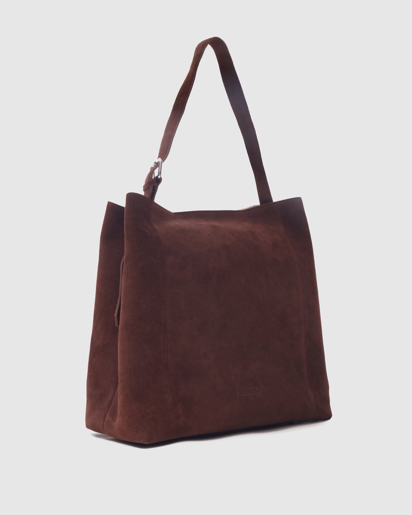 Núnoo Chiara Large Suede Cacao Large Cacao
