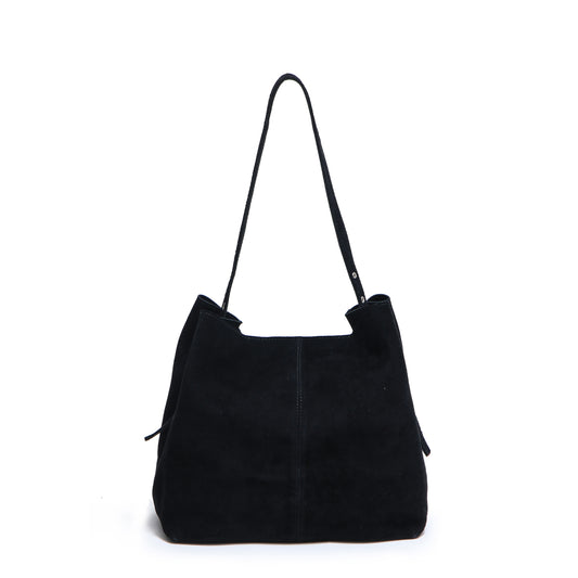 Núnoo Chiara new suede black Large Black