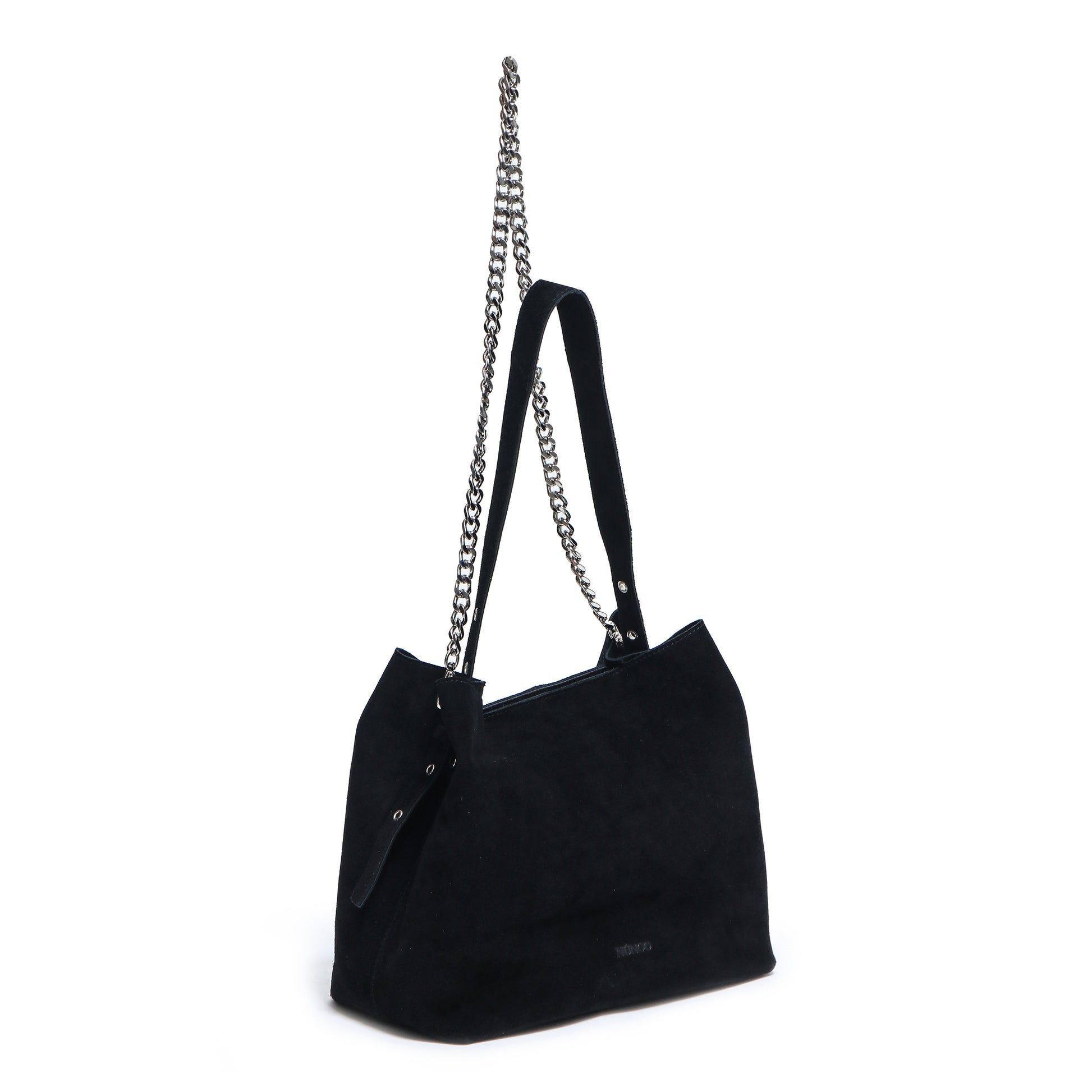 Núnoo Chiara new suede black Crossbody Black