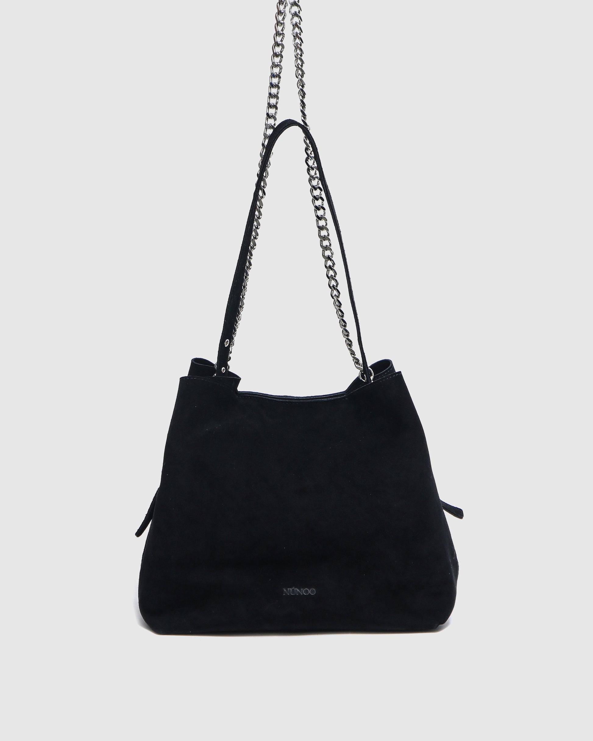Núnoo Chiara new suede black Large Black