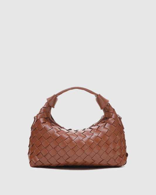Núnoo Dandy Braided Florence Brown w. Gold Medium Brown