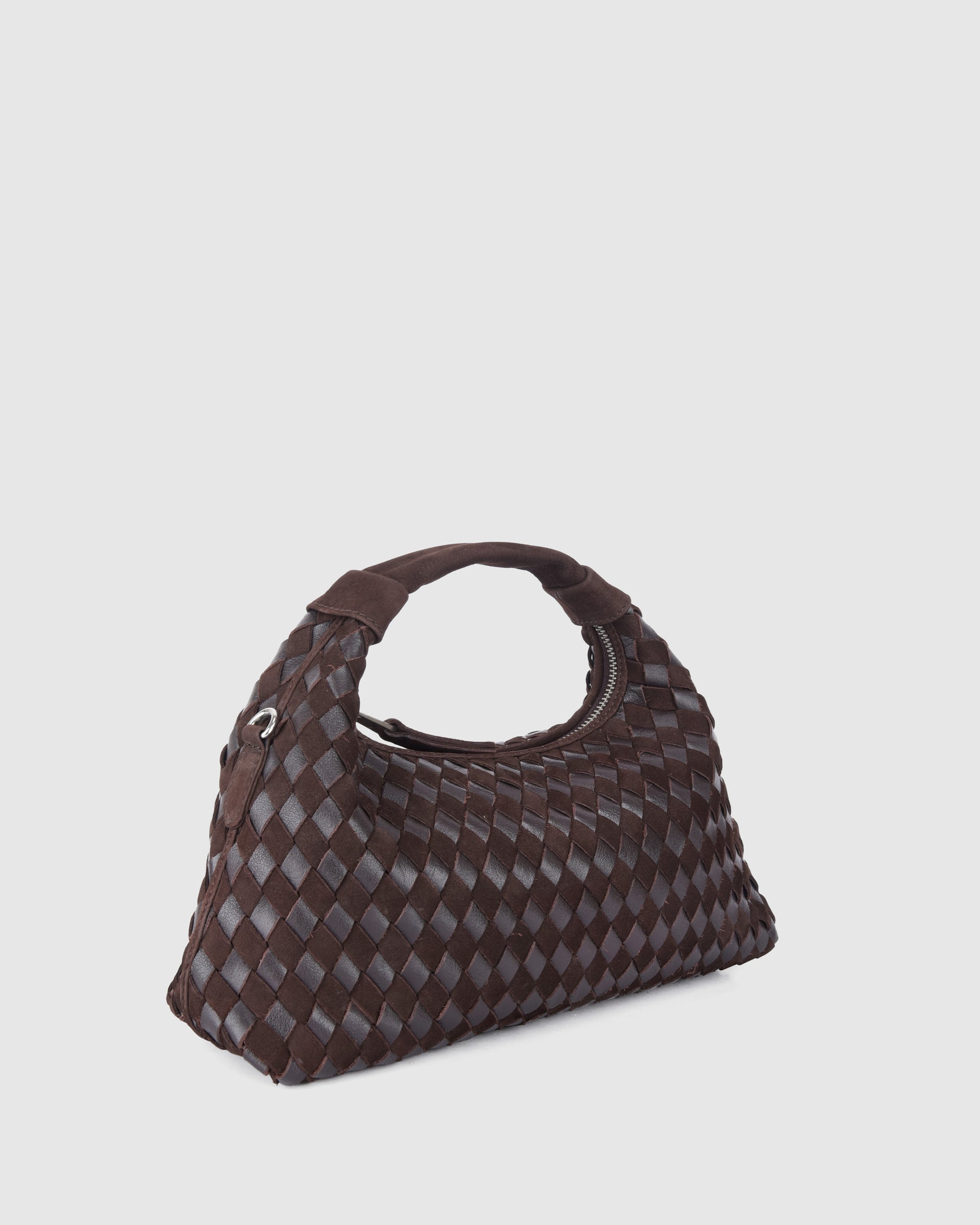 Núnoo Dandy Braided Nubuck Chocolate Medium Chocolate