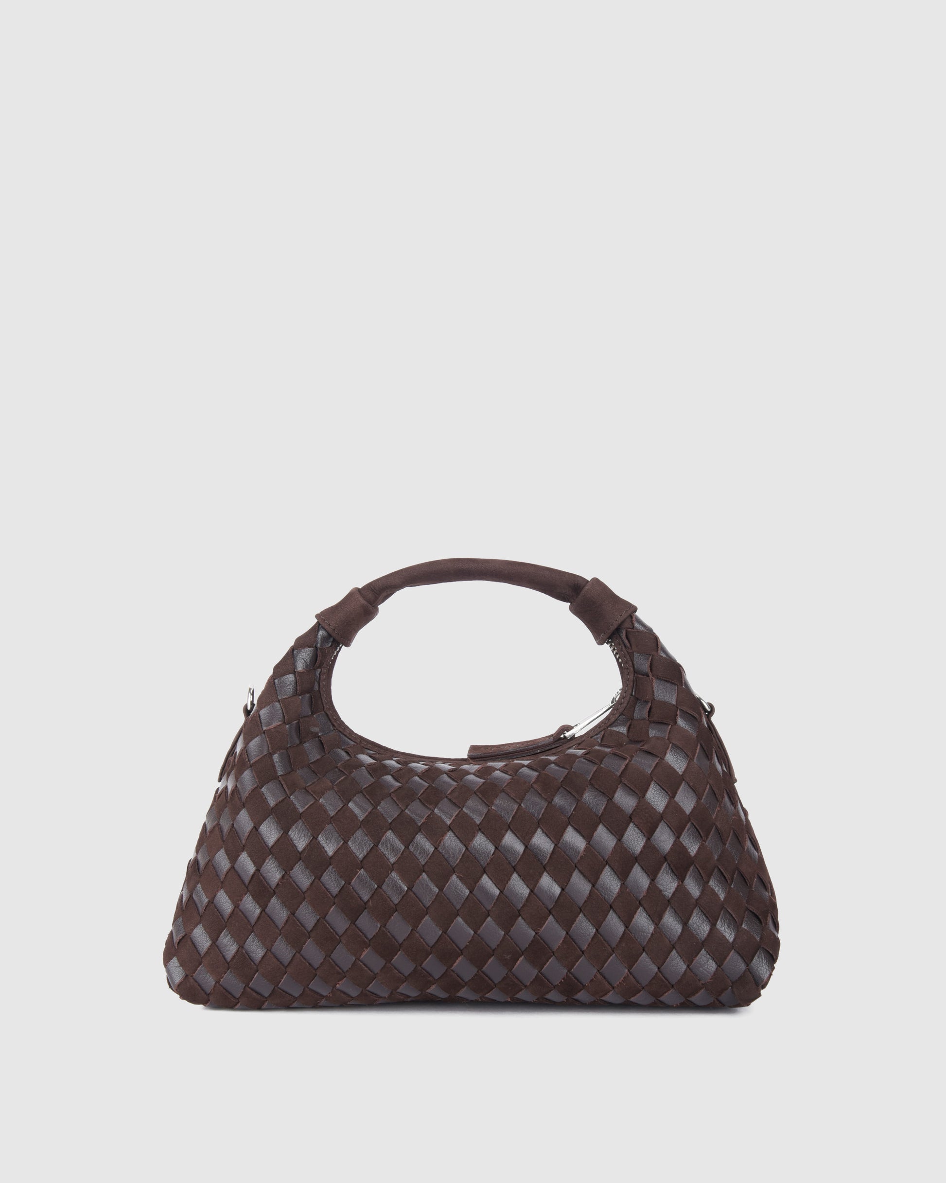 Núnoo Dandy Braided Nubuck Chocolate Medium Chocolate