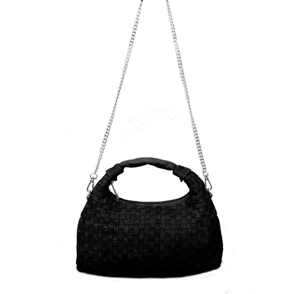 Núnoo Dandy Braided Washed Black Small bag Black