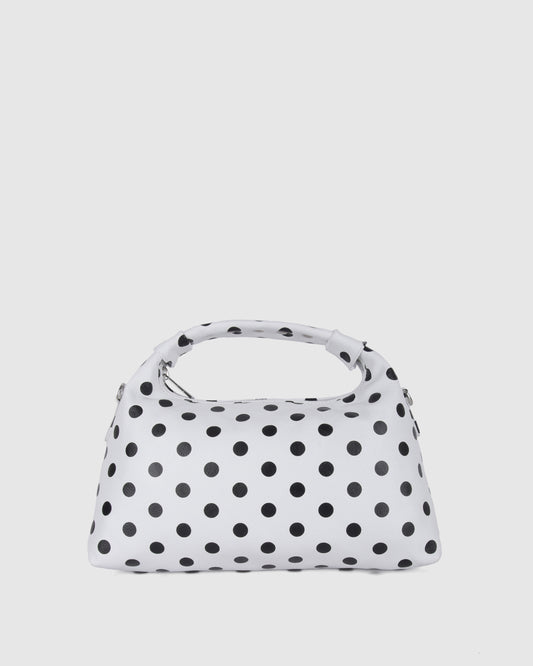 Núnoo Dandy Buckle Polka Black/White Medium White/Black