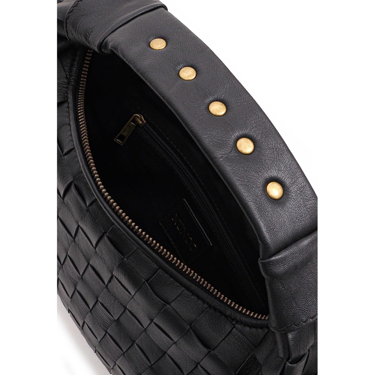 Núnoo Dandy Large Braided Sheep Black w. gold Medium Black